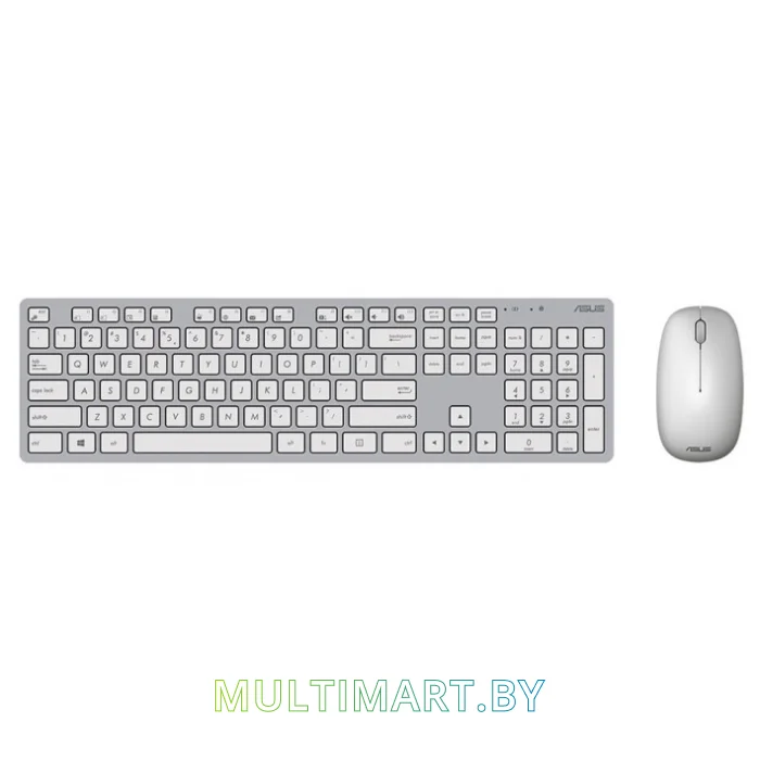 Комплект клавиатура + мышь ASUS W5000 (белый)